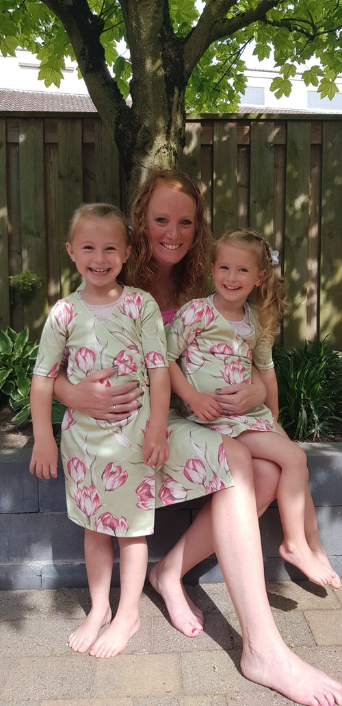 Moeder Dochter jurk - Twinning set  - Just Like Mommy'z Matching dresses - Jolly twinning dress