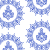 Koningsblauw op wit Logo
