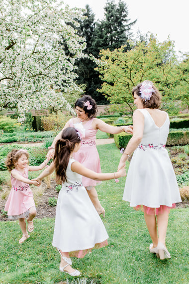 Moeder dochter zon kleding twinning jurken feestjurk - mama & me by Just Like Mommy'z