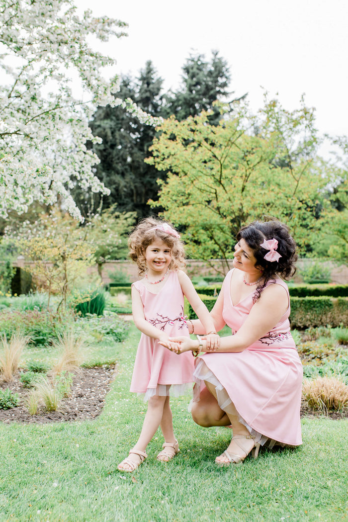 Moeder dochter zon kleding twinning jurken feestjurk - mama & me by Just Like Mommy'z