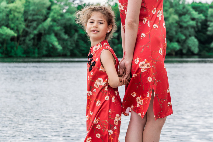 Twinning jurken moeder dochter kleding minime- matching dresses by Just Like Mommy 'z